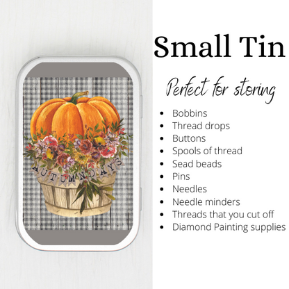 Autumn Days Small Storage Tin