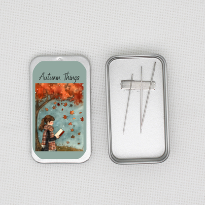 Autumn Things Needle Tin