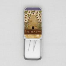 Bee Happy Needle Tin