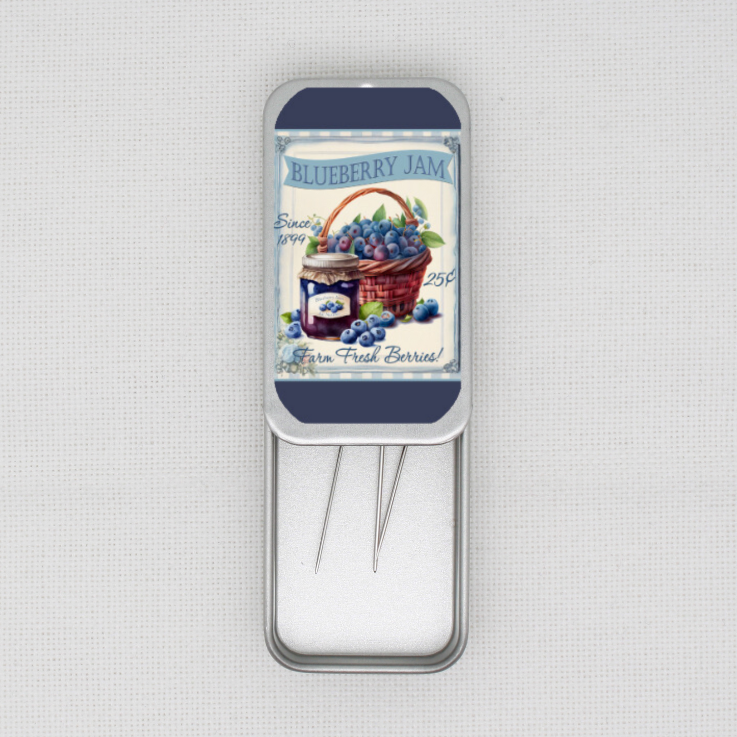 Blueberry Jam Needle Tin