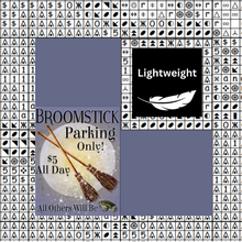 Broomstick Parking Chart Place Keeper