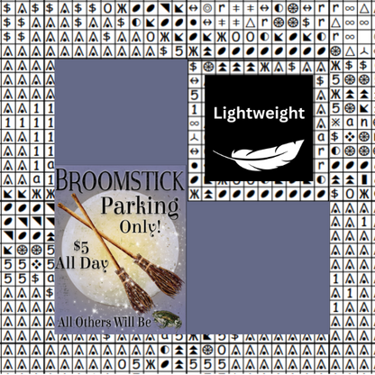 Broomstick Parking Chart Place Keeper
