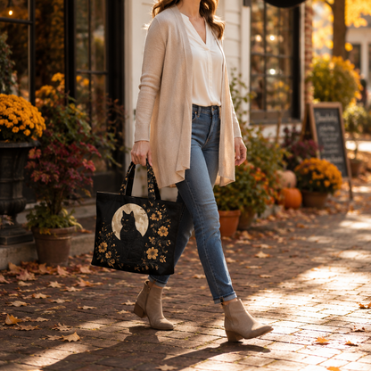 Black Cat  Project Tote