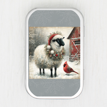 Christmas Sheep Small Storage Tin