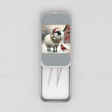 Christmas Sheep Needle Tin