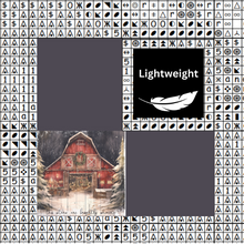 Christmas Barn Chart Place Keeper
