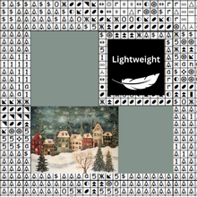 Christmas Village Chart Place Keeper