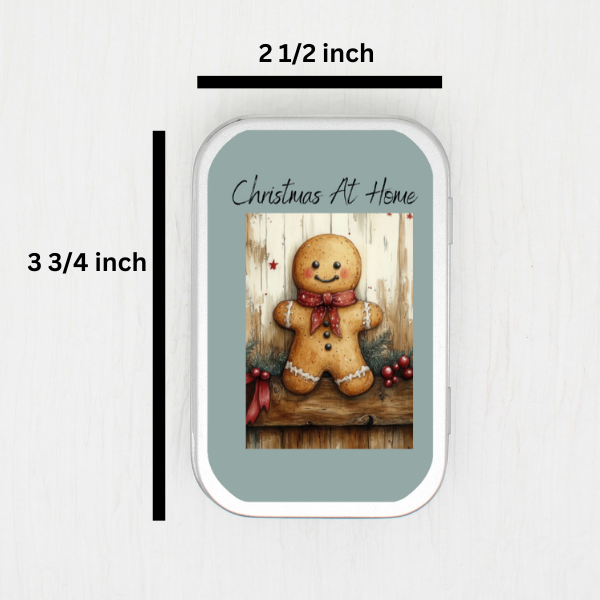 Christmas At Home Small Storage Tin