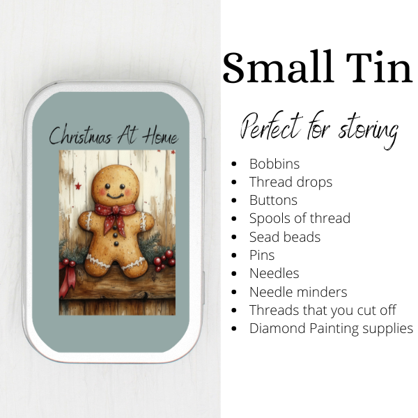 Christmas At Home Small Storage Tin