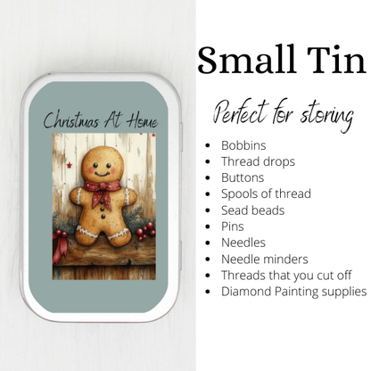 Christmas At Home Small Storage Tin