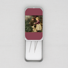 Christmas Children Needle Tin