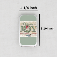 Christmas Joy Needle Tin