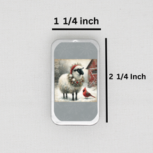 Christmas Sheep Needle Tin