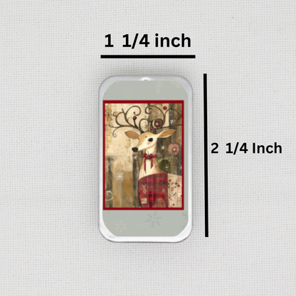 Christmas Woodlands Needle Tin