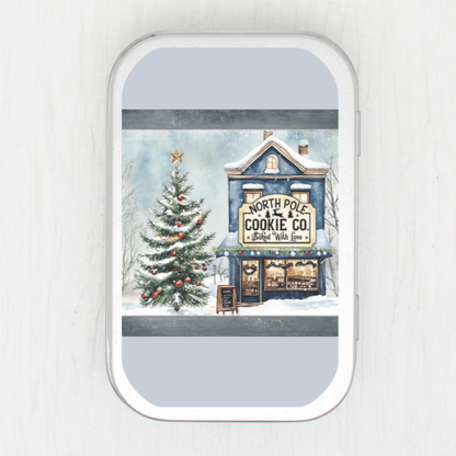 North Pole Cookie Company Small Storage Tin