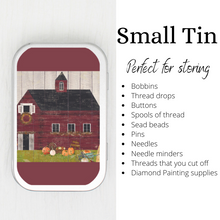 Fall Barn Small Storage Tin