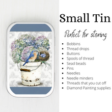 Bird And Hydrangea Small Storage Tin