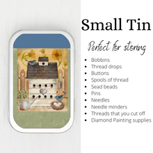 Birdhouse Small Storage Tin