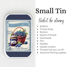 Blueberry Jam  Small Storage Tin