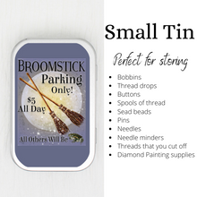 Broomstick Parking Small Storage Tin