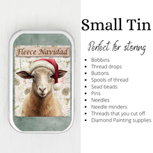 Fleece Navidad Small Storage Tin