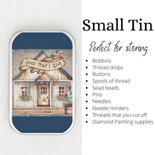 Land That I Love House Small Storage Tin