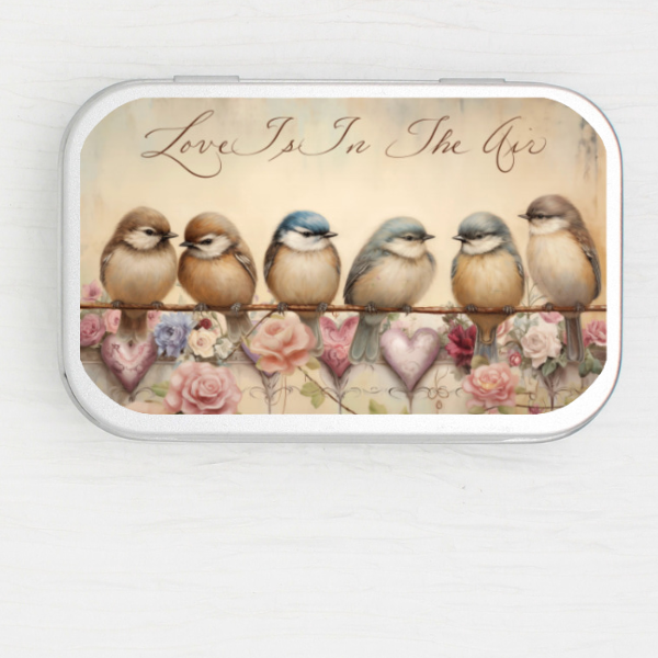 Love Is In The Air Small Storage Tin