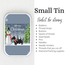 Merry Christmas To All  Small Storage Tin