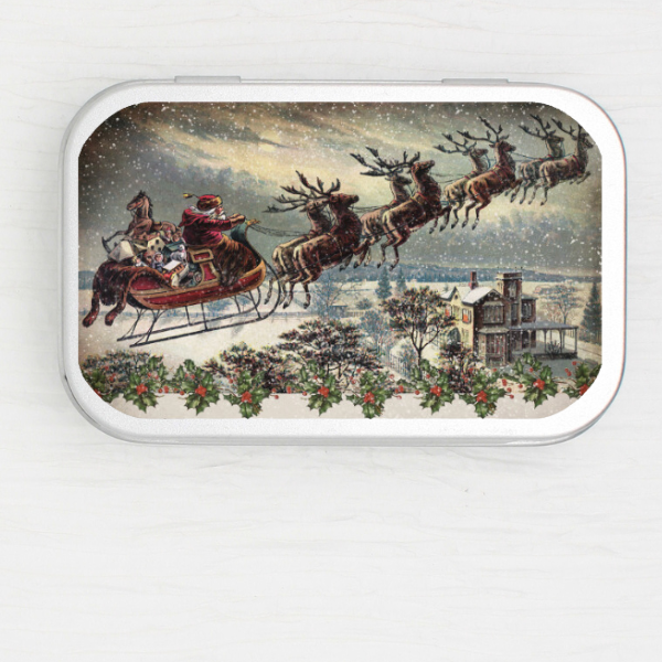 The Night Before Christmas Small Storage Tin