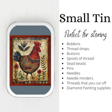 Rooster Storage Tin