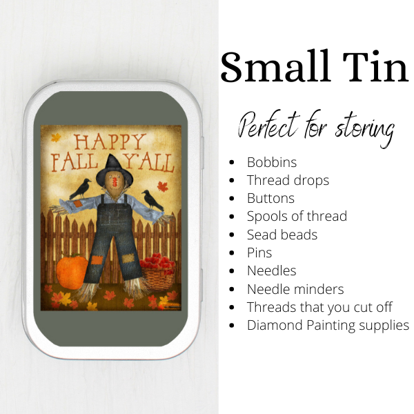Scarecrow Small Storage Tin