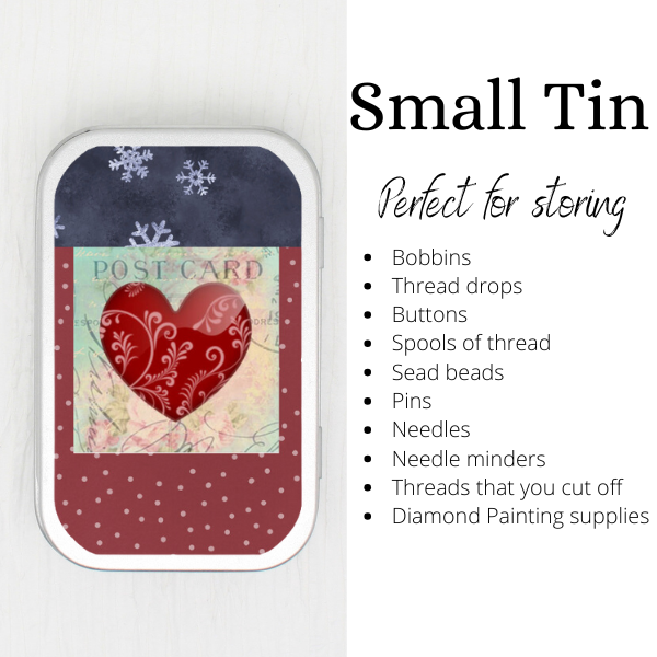 Valentine Heart Small Storage Tin