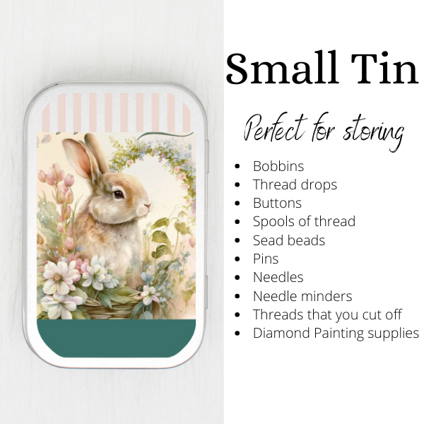 Welcome Bunny Small Storage Tin