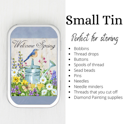 Welcome Spring Small Storage Tin