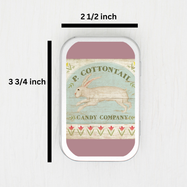 Cottontail Bunny Small Storage Tin
