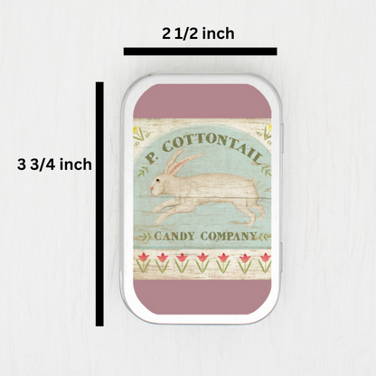 Cottontail Bunny Small Storage Tin