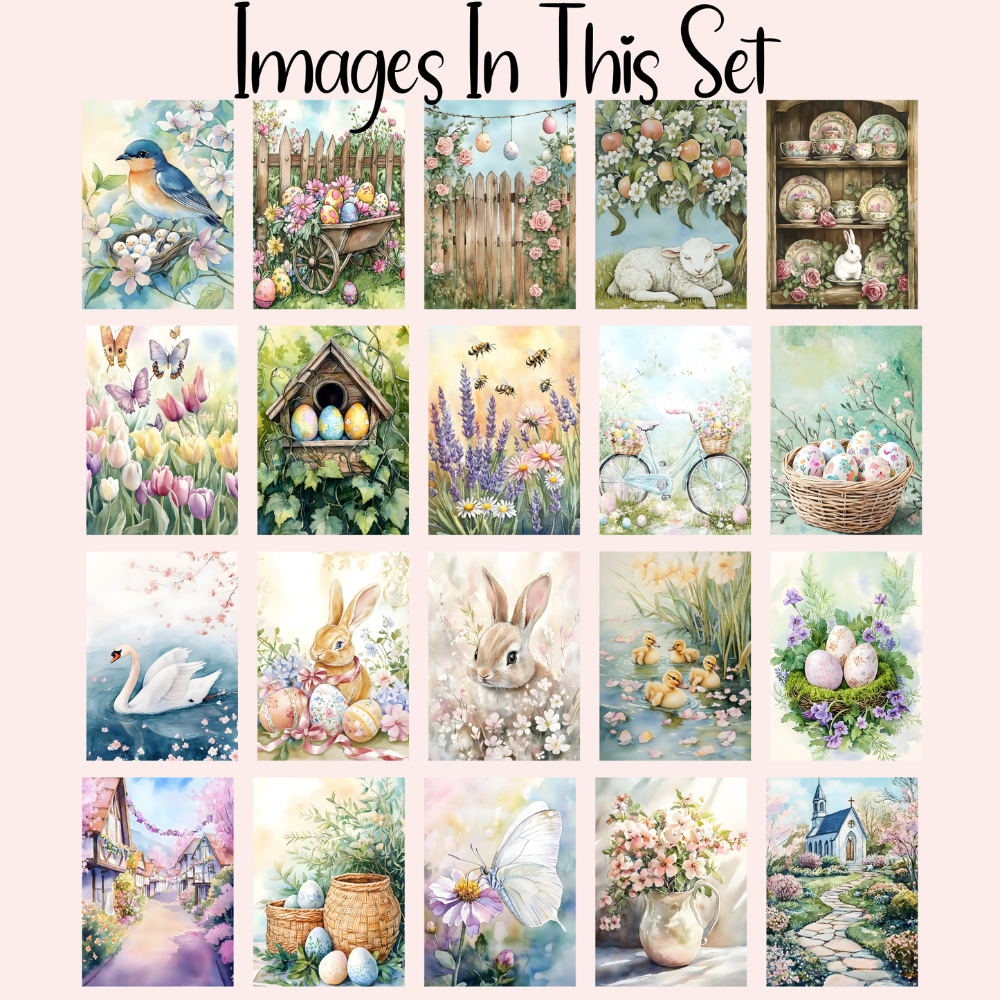 Easter Sunday Floss Cards. - Pack of 20 Cards