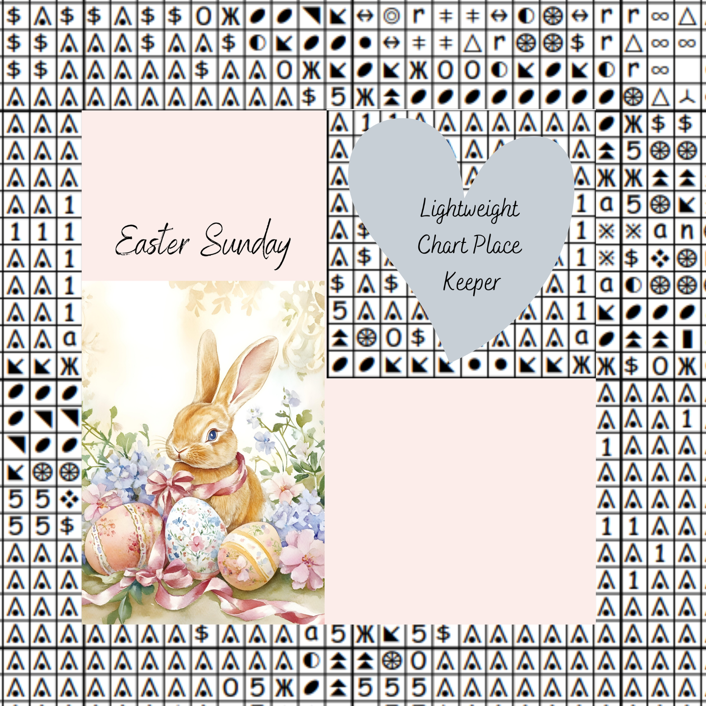 Easter Sunday Chart Place Keeper