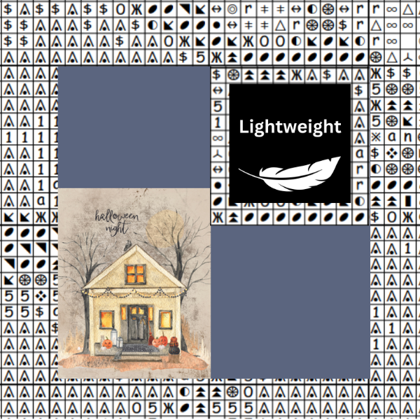 Halloween Night Chart Place Keeper
