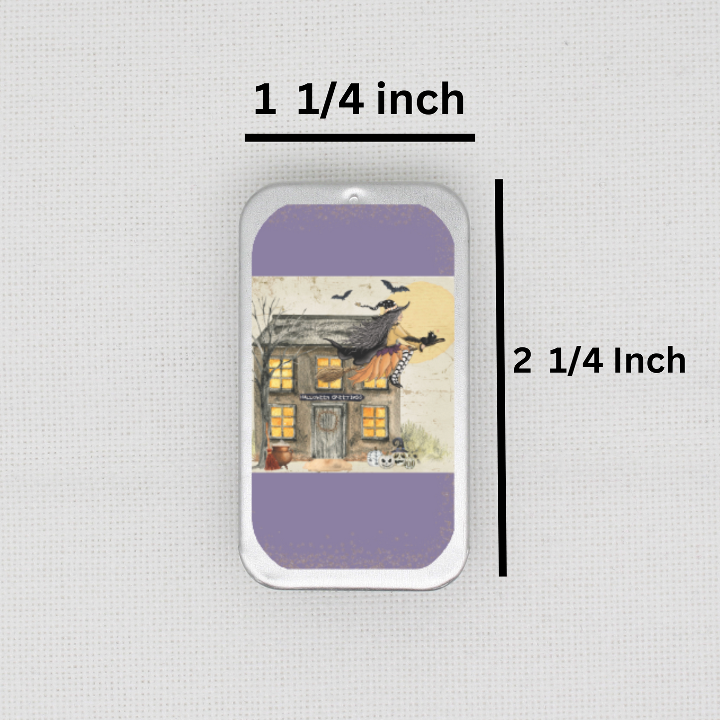 Halloween Greeting  Needle Tin