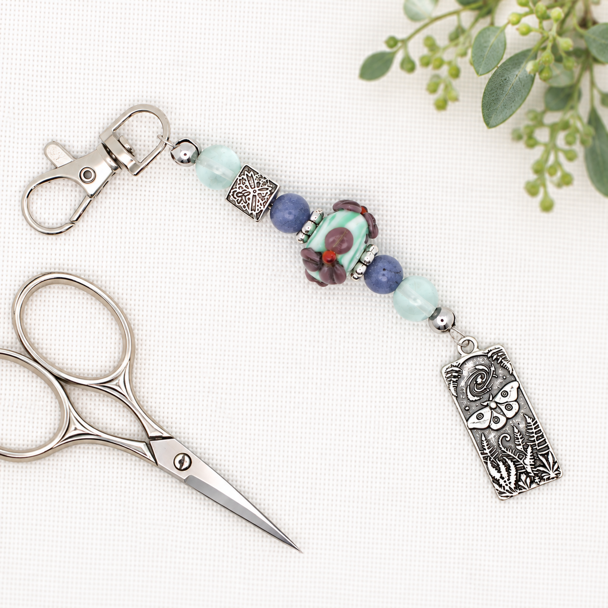 Moth Scissor Fob
