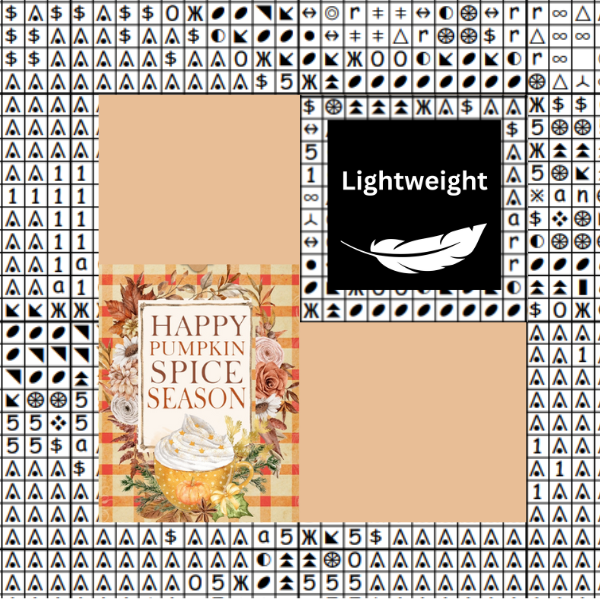Pumpkin Spice Season Chart Place Keeper