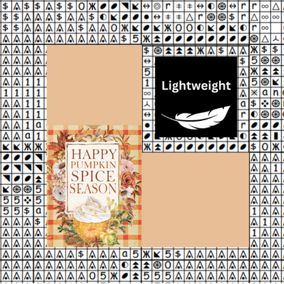Pumpkin Spice Season Chart Place Keeper