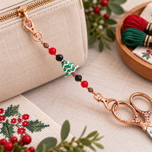 Christmas Tree Double Clip Scissor Fob