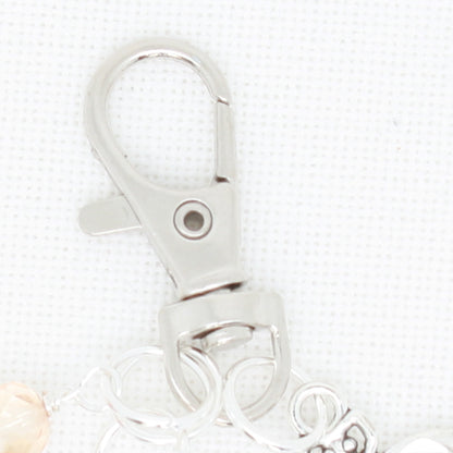 Bee And Flowers Zipper Pull/ Mini-Fob