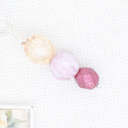 Bee And Flowers  Floss Ring