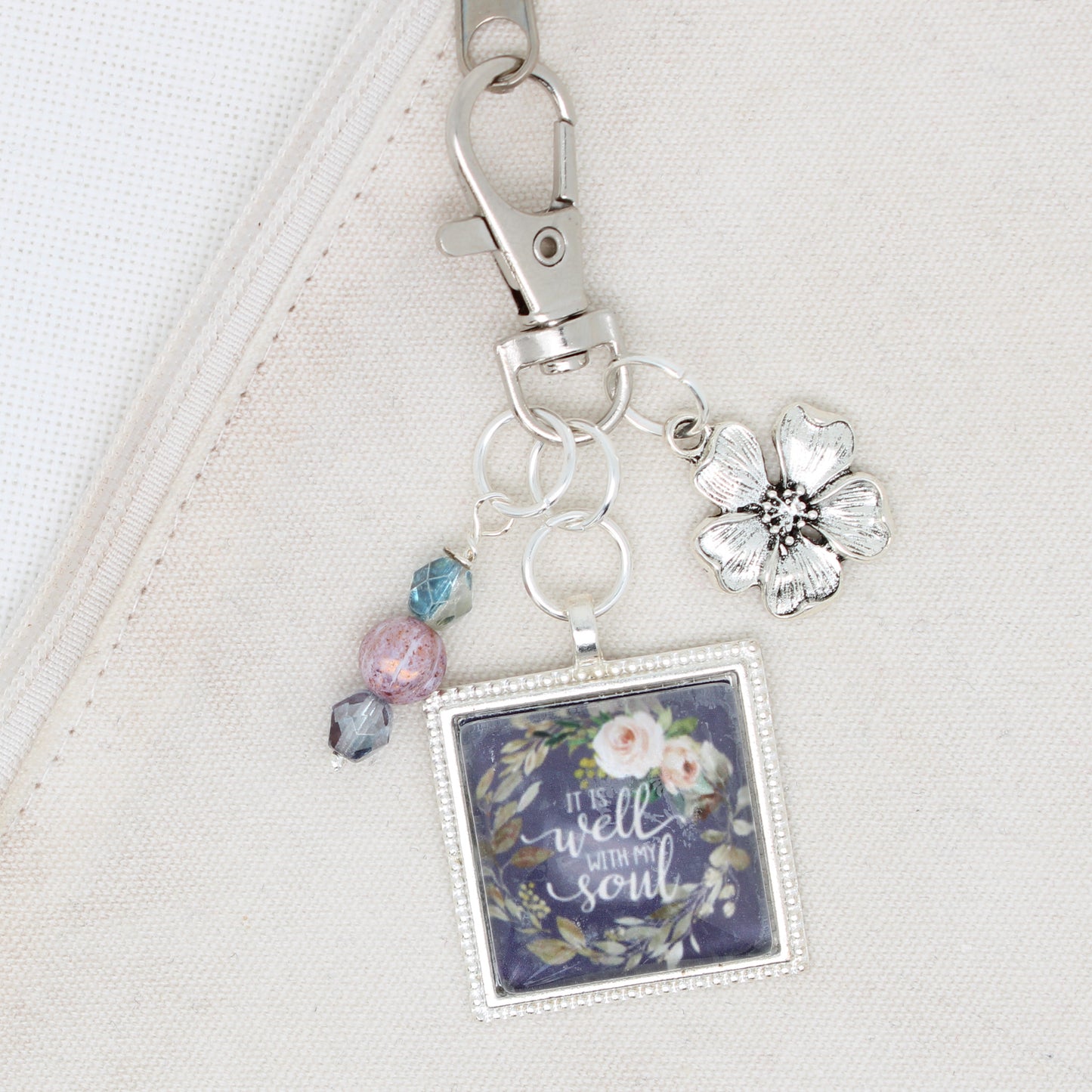 It Is Well With My Soul  Zipper Pull/ Mini-Fob
