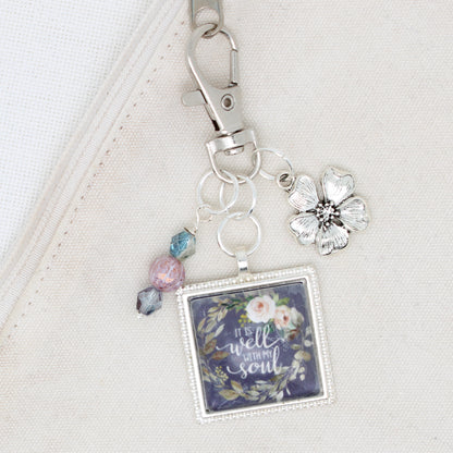 It Is Well With My Soul  Zipper Pull/ Mini-Fob