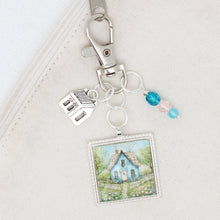 Spring House Zipper Pull/ Mini-Fob