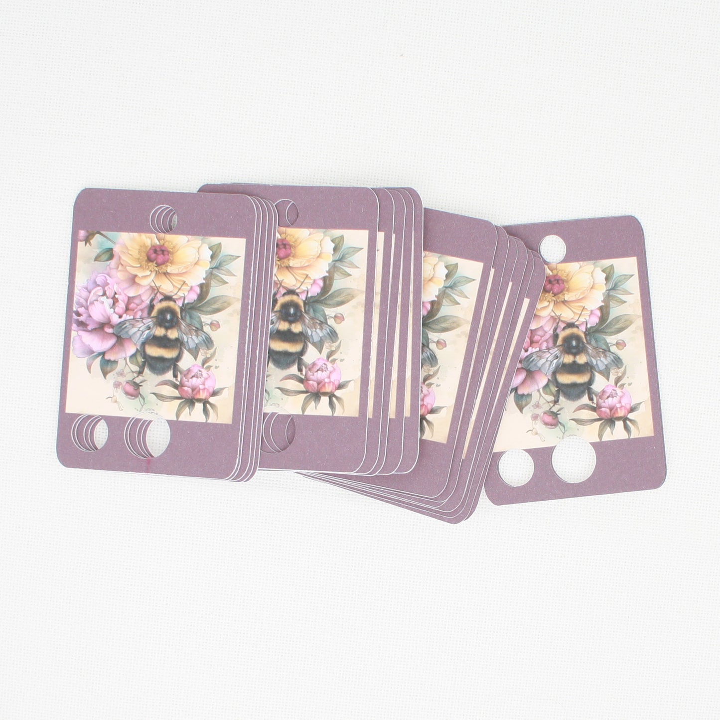 Bee And Flowers Floss Cards- Pack Of 20 Cards